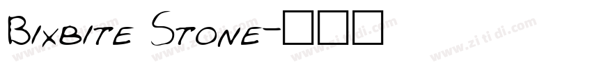 Bixbite Stone字体转换
